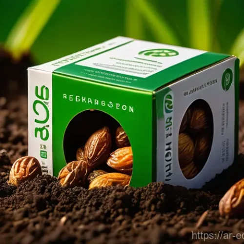Home 31 친환경 포장 혁신의 글로벌 베스트 프랙티스 - **Prompt:** "A close-up, highly detailed shot of eco-friendly, biodegradable packaging for a food pr...